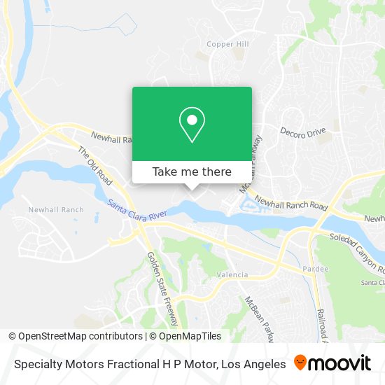 Specialty Motors Fractional H P Motor map