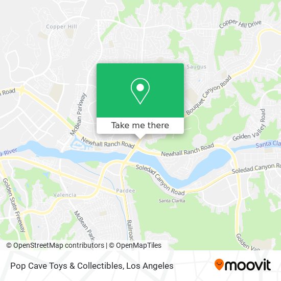 Mapa de Pop Cave Toys & Collectibles