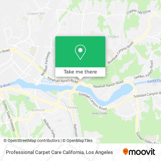 Mapa de Professional Carpet Care California