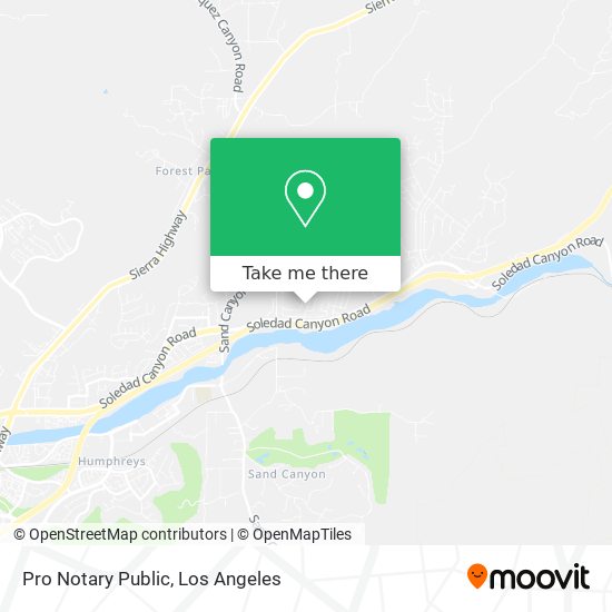 Pro Notary Public map