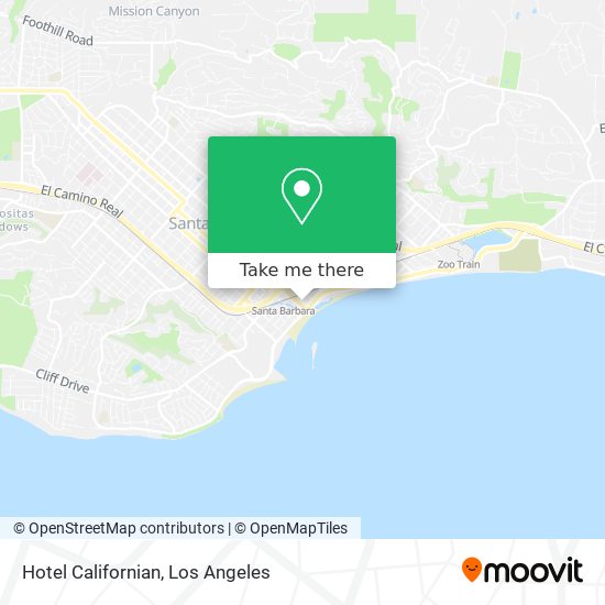 Hotel Californian map