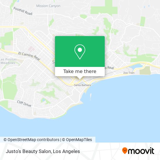 Justo's Beauty Salon map