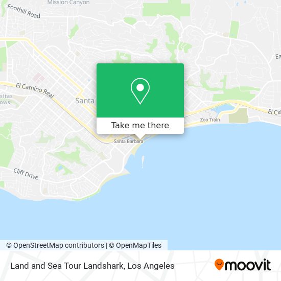 Land and Sea Tour Landshark map