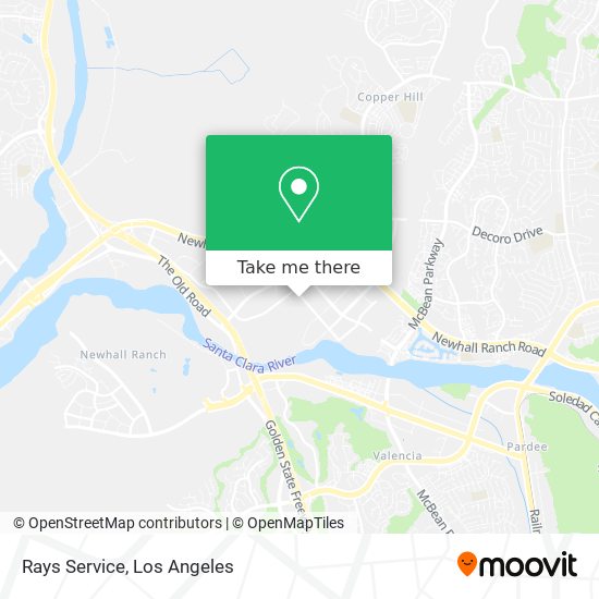 Rays Service map