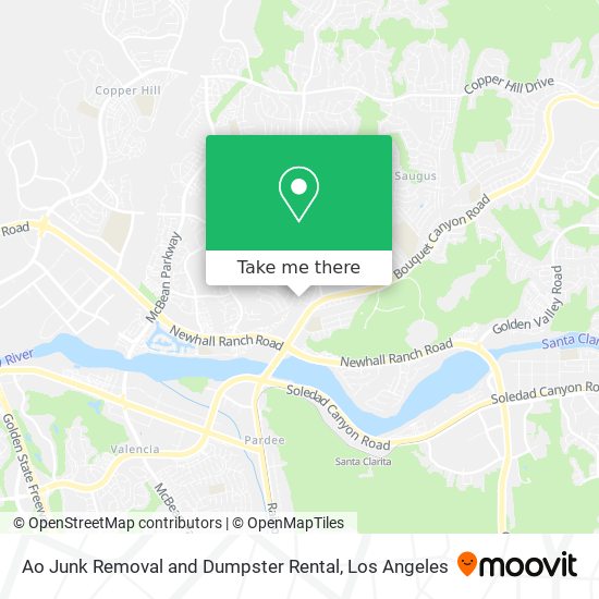 Mapa de Ao Junk Removal and Dumpster Rental