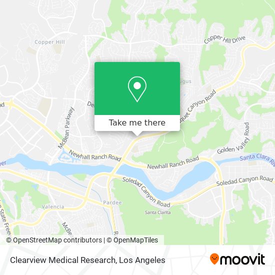 Mapa de Clearview Medical Research