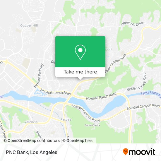 PNC Bank map