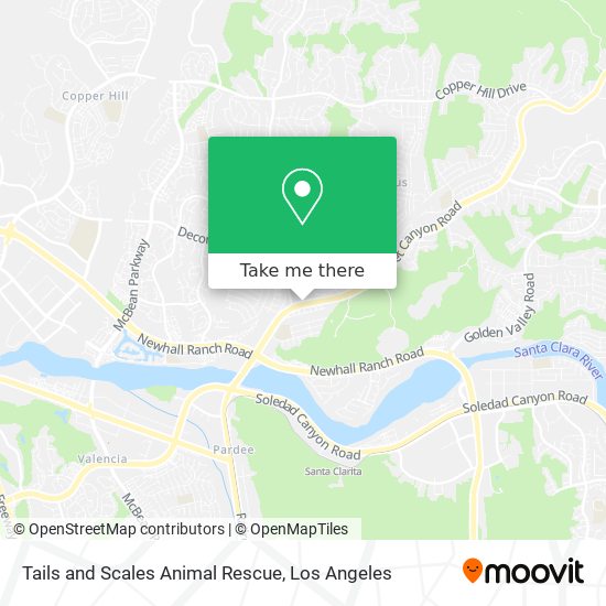 Tails and Scales Animal Rescue map