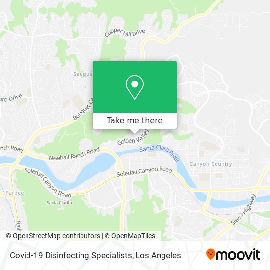 Covid-19 Disinfecting Specialists map