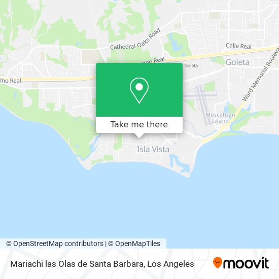 Mapa de Mariachi las Olas de Santa Barbara
