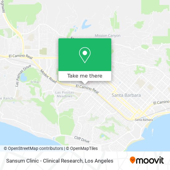 Sansum Clinic - Clinical Research map