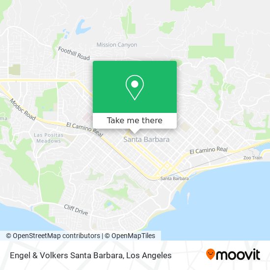 Engel & Volkers Santa Barbara map