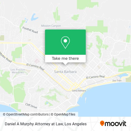 Daniel A Murphy Attorney at Law map