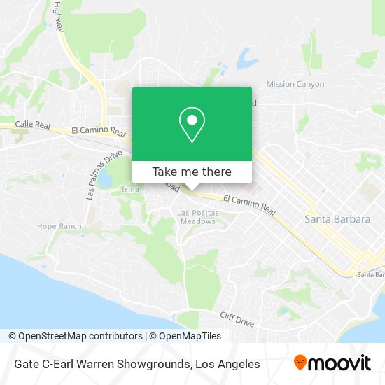 Gate C-Earl Warren Showgrounds map