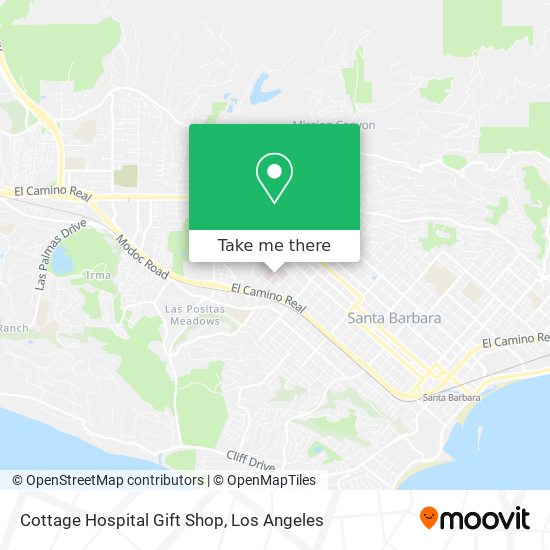 Cottage Hospital Gift Shop map