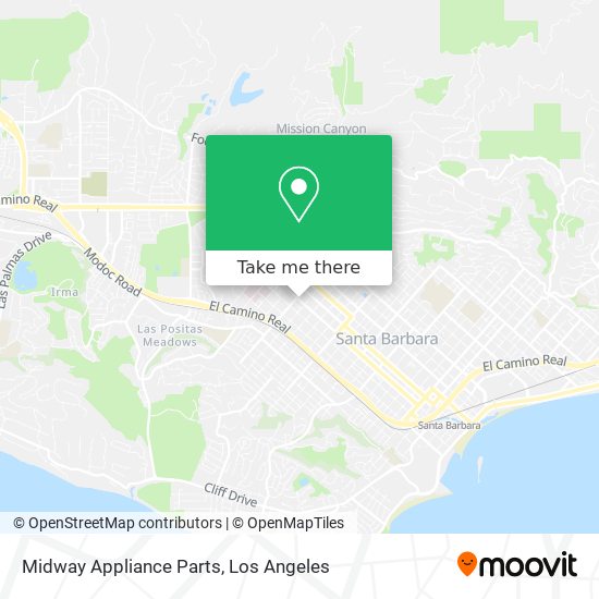 Mapa de Midway Appliance Parts