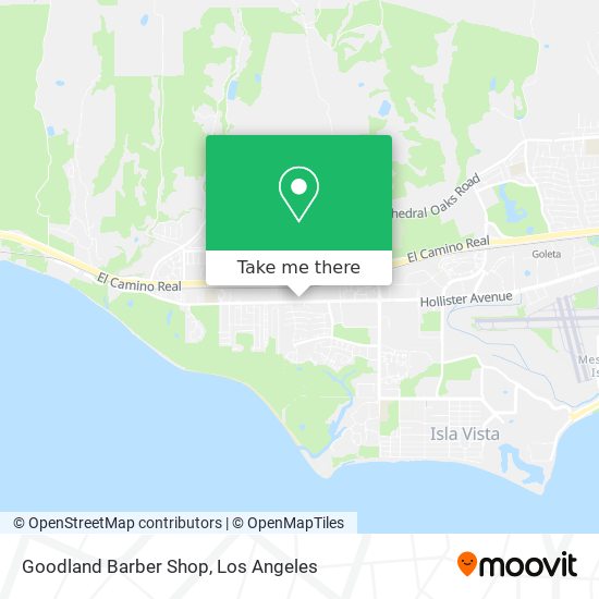 Goodland Barber Shop map