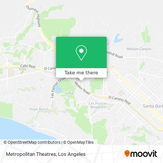 Metropolitan Theatres map