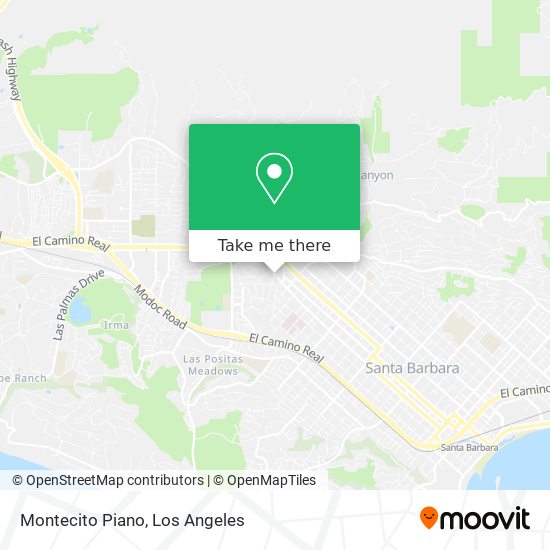 Montecito Piano map