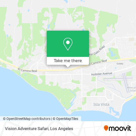 Vision Adventure Safari map