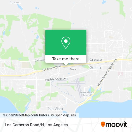 Los Carneros Road/N map