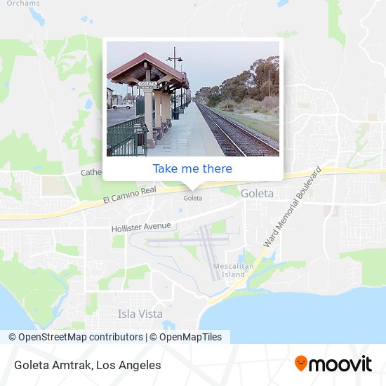 Mapa de Goleta Amtrak