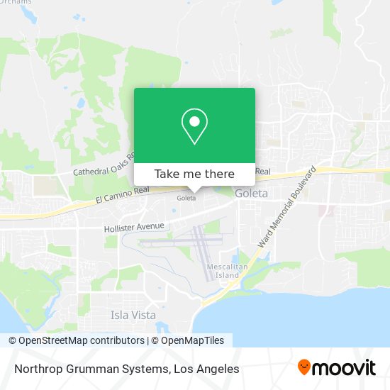 Northrop Grumman Systems map