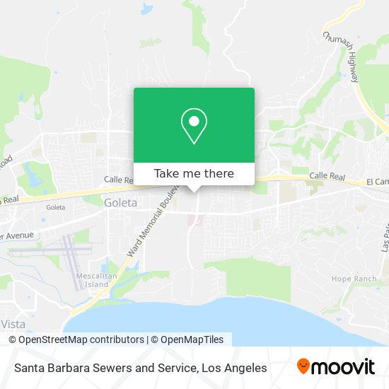 Santa Barbara Sewers and Service map
