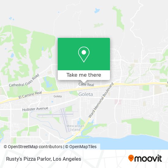 Rusty's Pizza Parlor map