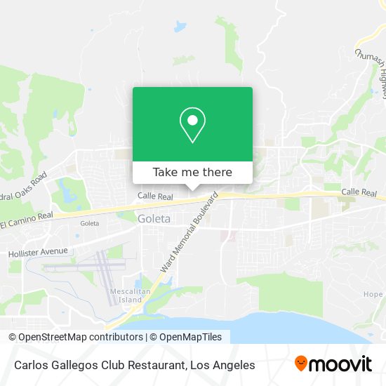 Mapa de Carlos Gallegos Club Restaurant