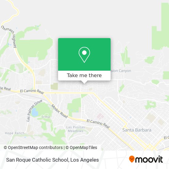 Mapa de San Roque Catholic School