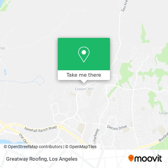 Greatway Roofing map