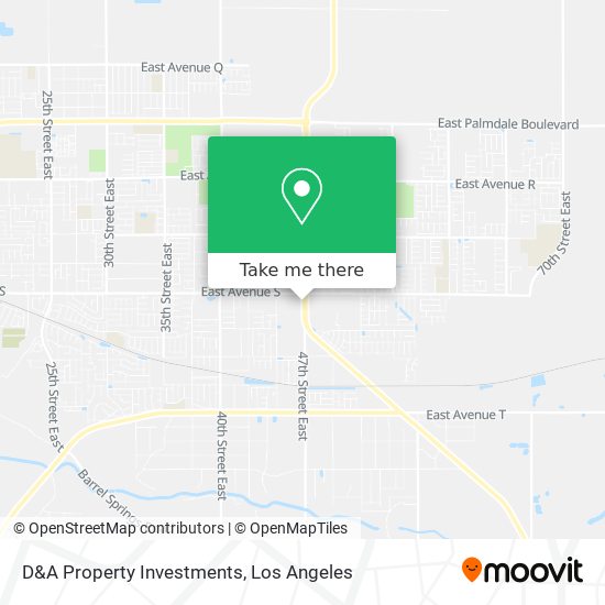 D&A Property Investments map