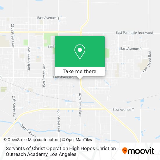Servants of Christ Operation High Hopes Christian Outreach Academy map