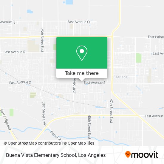 Buena Vista Elementary School map