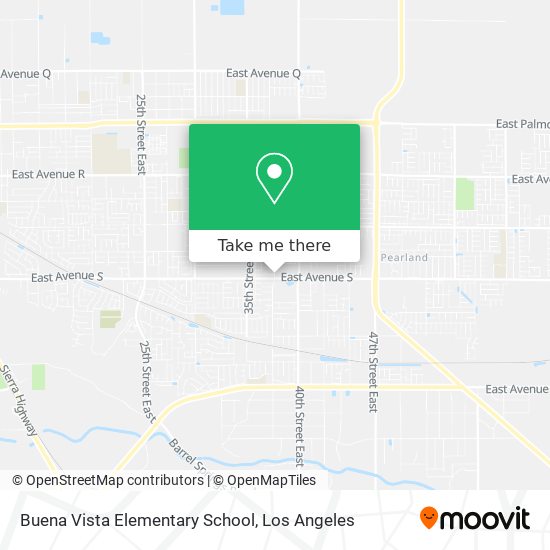 Mapa de Buena Vista Elementary School