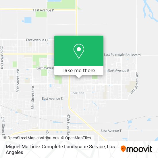 Miguel Martinez Complete Landscape Service map