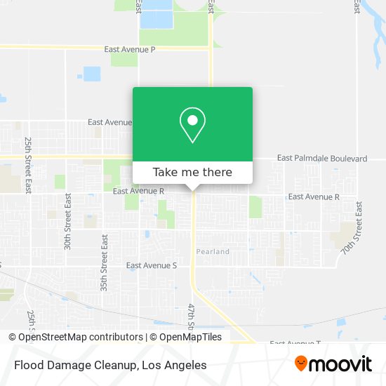 Flood Damage Cleanup map