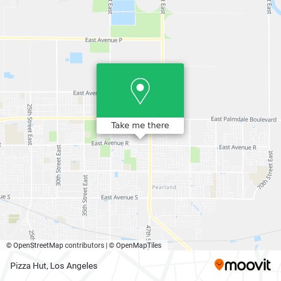 Pizza Hut map