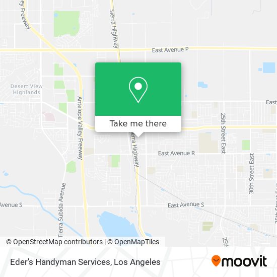 Mapa de Eder's Handyman Services