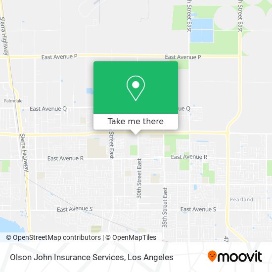 Olson John Insurance Services map