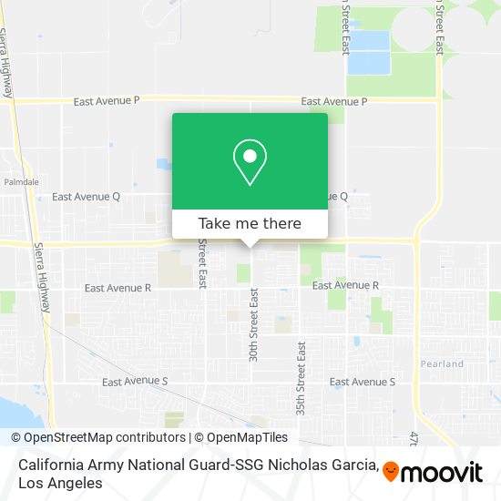Mapa de California Army National Guard-SSG Nicholas Garcia