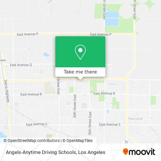 Mapa de Angels-Anytime Driving Schools