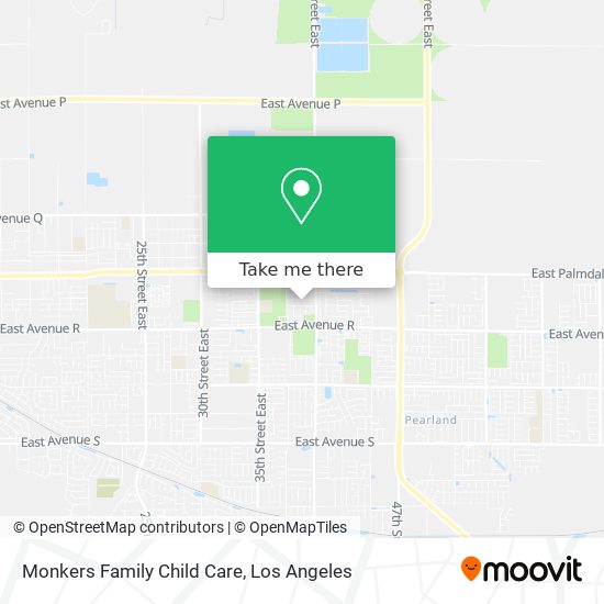 Monkers Family Child Care map