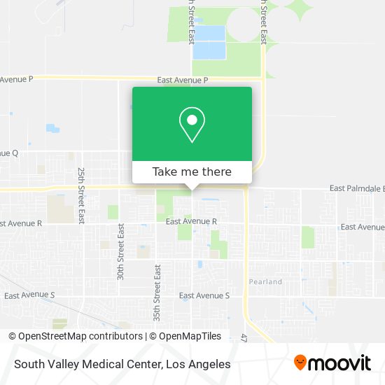 Mapa de South Valley Medical Center