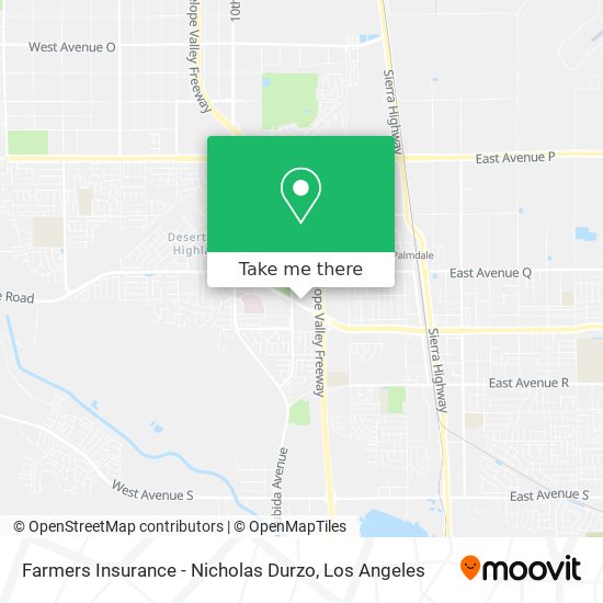 Farmers Insurance - Nicholas Durzo map