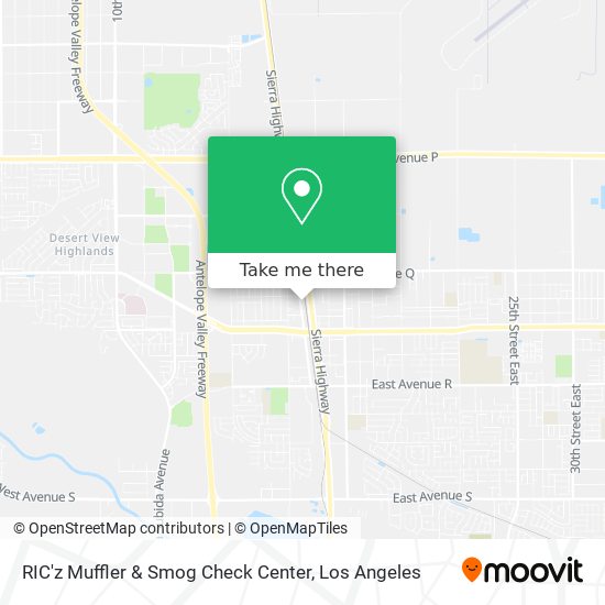 RIC'z Muffler & Smog Check Center map