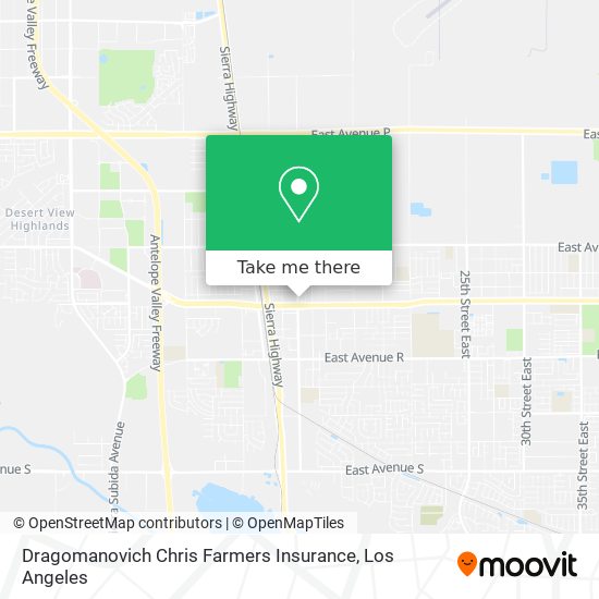 Dragomanovich Chris Farmers Insurance map