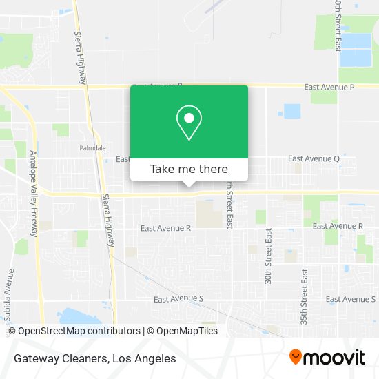 Gateway Cleaners map