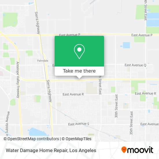 Water Damage Home Repair map